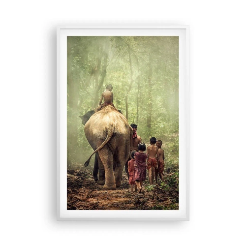Poster in een witte lijst - Nieuw Jungle Boek - 61x91 cm