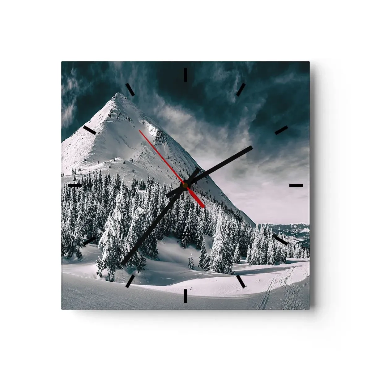 Wandklok - Klok - Het land van sneeuw en ijs - 30x30 cm