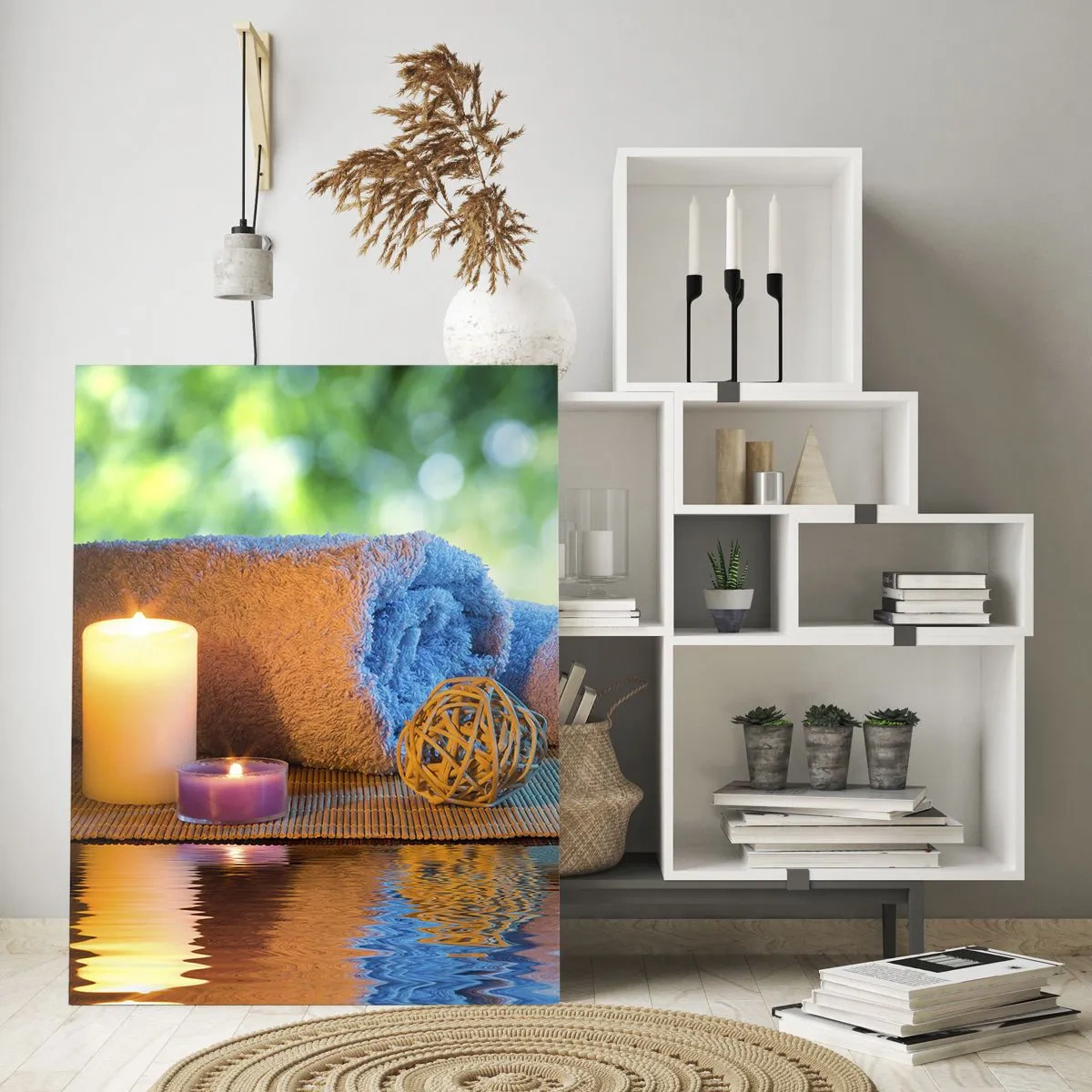 Schilderen op glas - Tijd voor het lichaam - 50x70 cm
