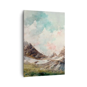 Schilderen op canvas - Rotsbladen - 70x100 cm