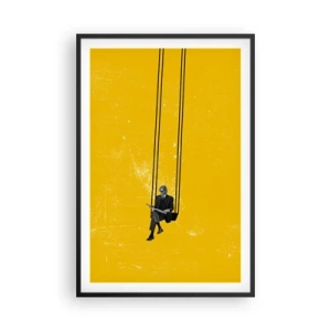 Poster in een zwarte lijst - Dag als iedere dag - 61x91 cm