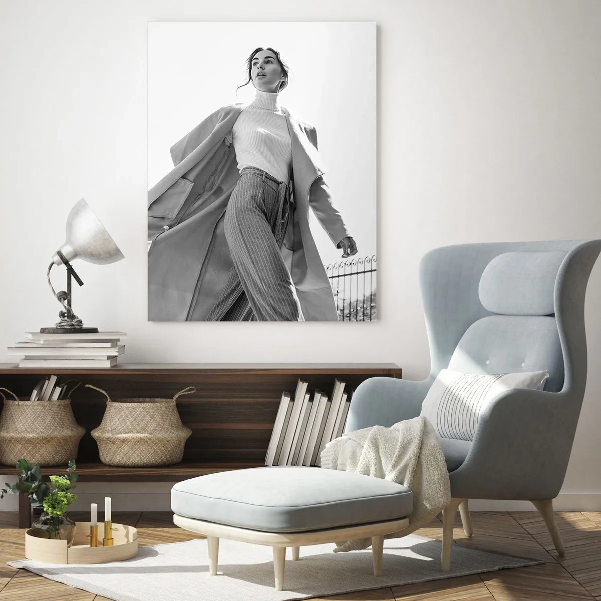 Schilderen op glas - Ga je mee? - 70x100 cm