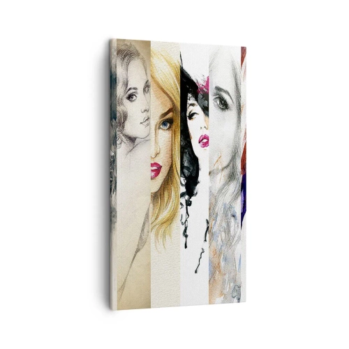 Schilderen op canvas - En jij bent het altijd - 45x80 cm