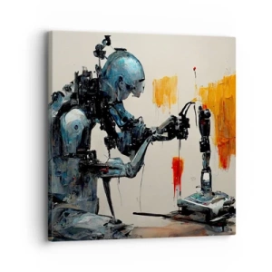 Schilderen op canvas - Morgen al… - 30x30 cm