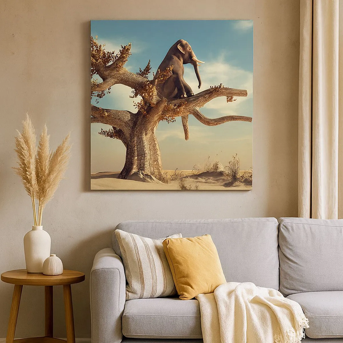 Schilderen op canvas - Een nieuw gezichtspunt - 30x30 cm