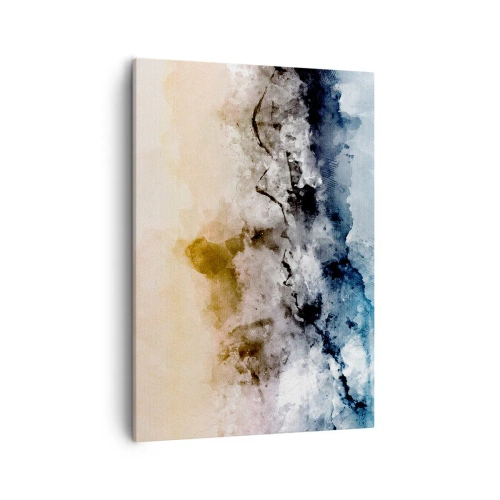 Schilderen op canvas - Verdronken in een wolk van mist - 50x70 cm