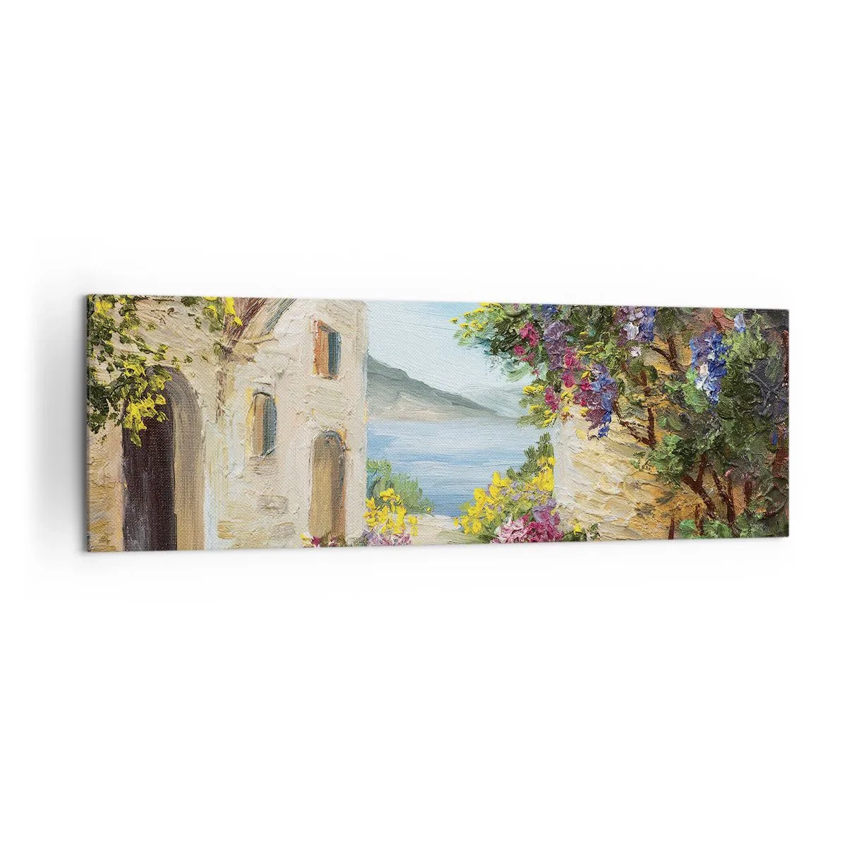 Schilderen op canvas - De charme van een kustprovincie - 160x50 cm