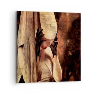 Schilderen op canvas - Tussen goed en kwaad - 70x70 cm