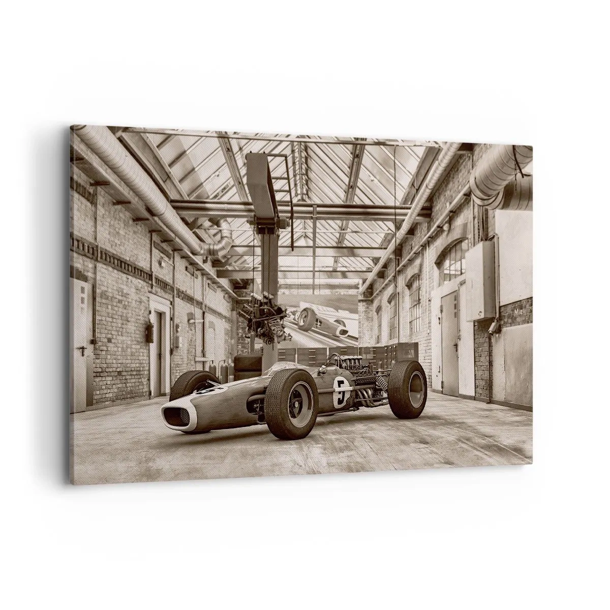 Schilderen op canvas - De rust van de winnaar - 120x80 cm
