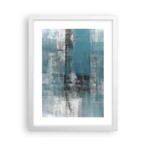 Poster in een witte lijst - Water en lucht - 30x40 cm