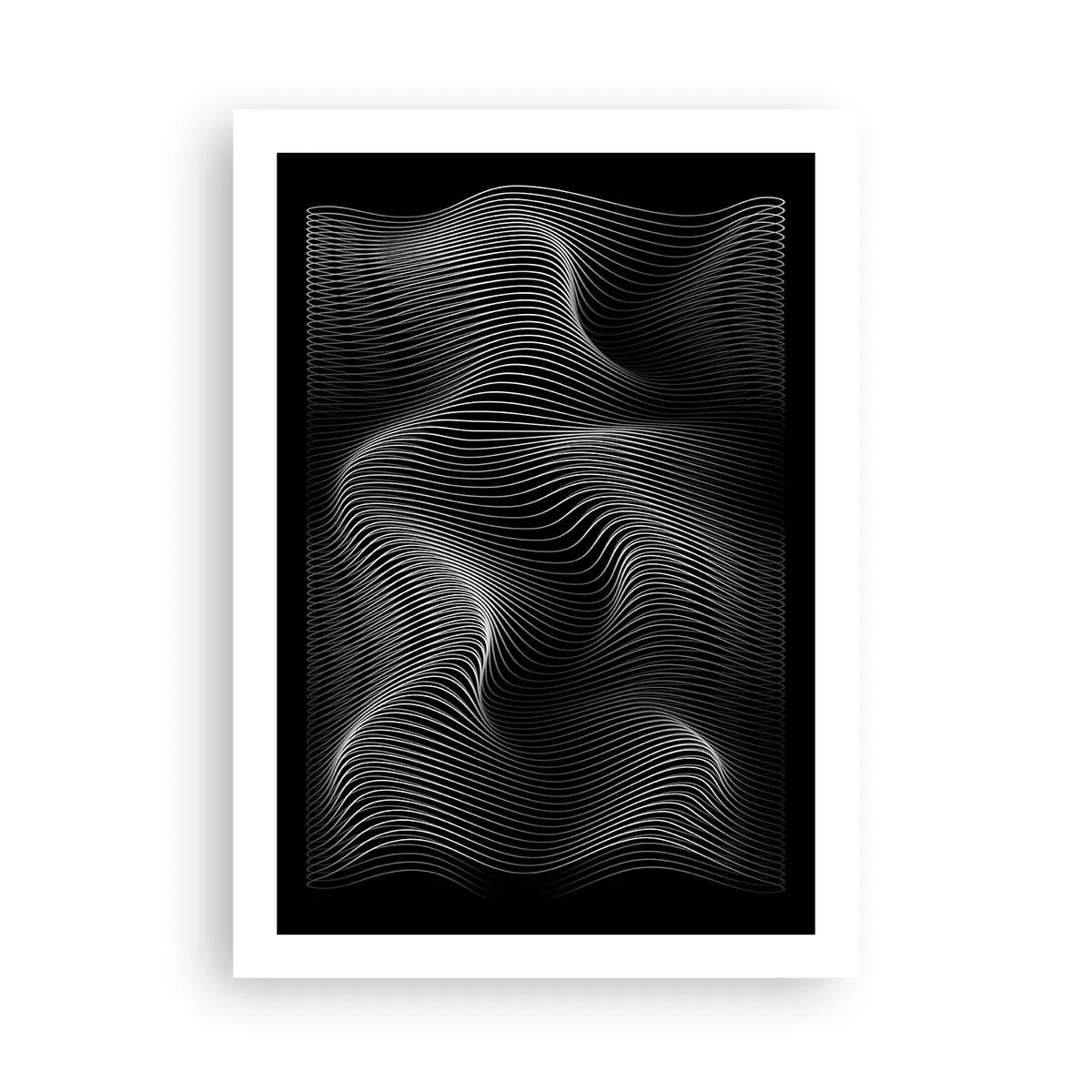 Poster - Dans van licht in de ruimte - 50x70 cm
