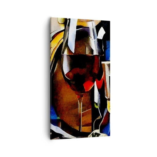 Schilderen op canvas - En de wereld krijgt kleuren - 55x100 cm