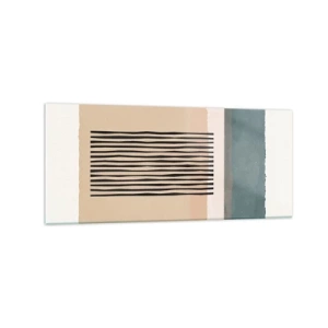 Schilderen op glas - Alles is oke - 120x50 cm