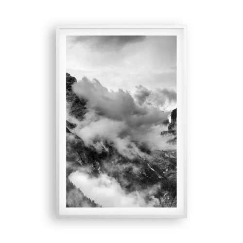 Poster in een witte lijst - Mooi en wreed - 61x91 cm