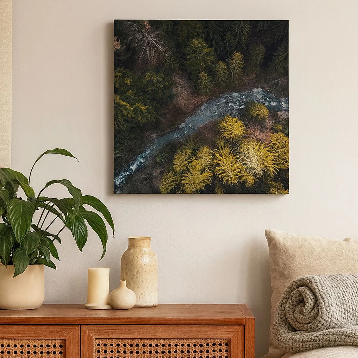 Schilderen op canvas - Snel, sneller en sneller - 30x30 cm