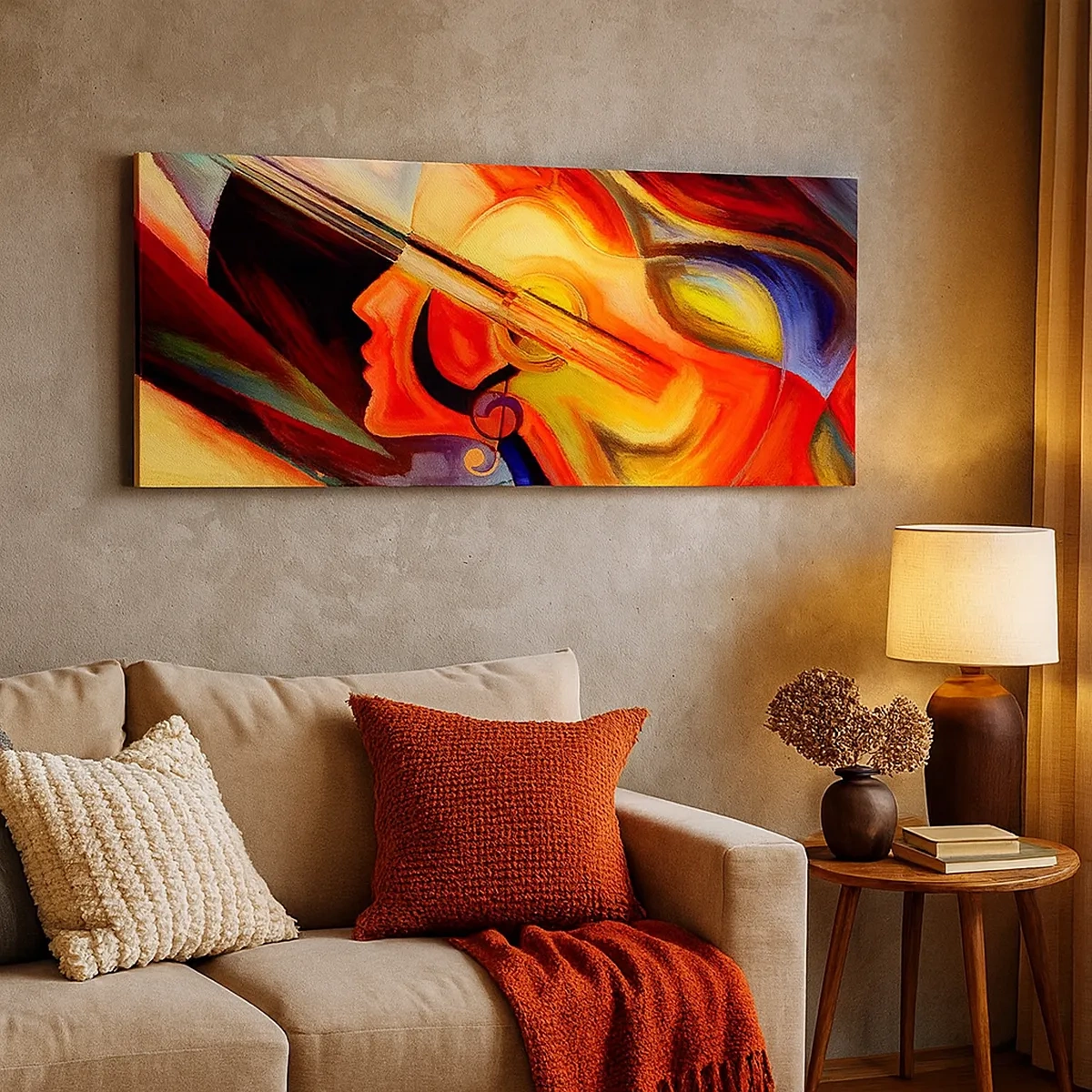 Schilderen op canvas - Alles in orde - 30x30 cm