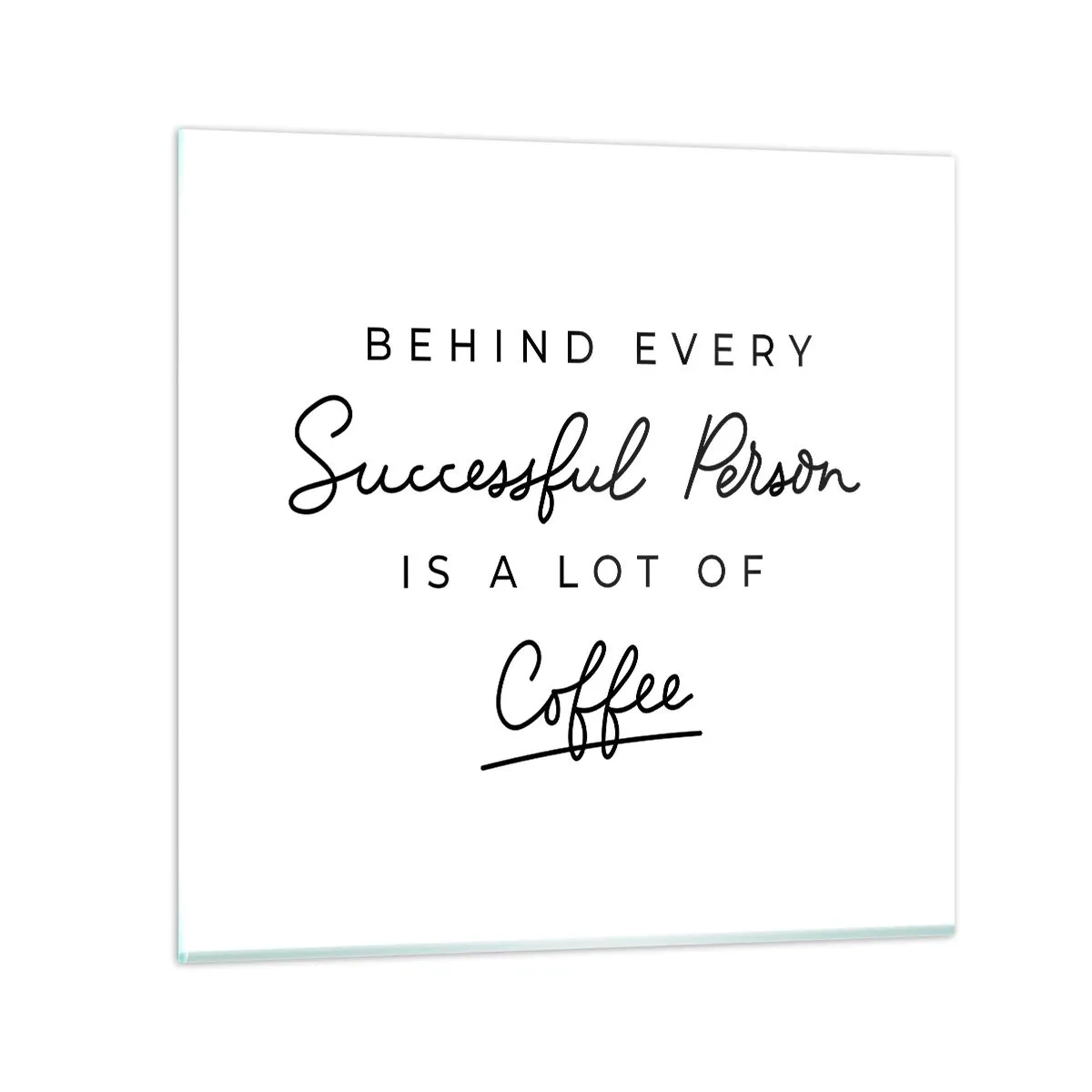 Schilderen op glas - Het geheim van succes - 50x50 cm