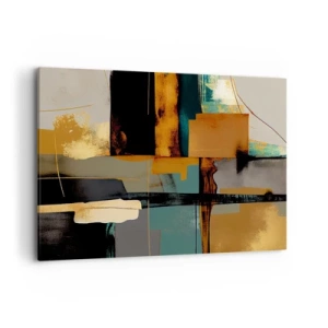 Schilderen op canvas - Abstractie – licht en schaduw - 120x80 cm
