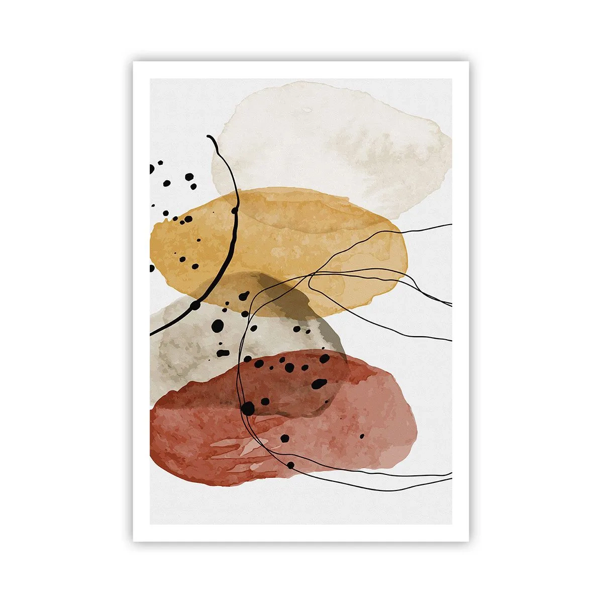 Poster - Als lichte, transparante lucht - 70x100 cm