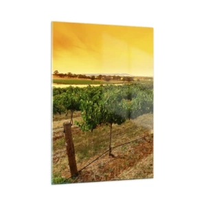 Schilderen op glas - Neem een ​​drankje van de zon - 50x70 cm