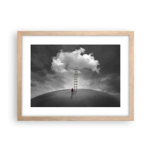 Een poster in een licht eiken lijst - Alles is mogelijk - 40x30 cm