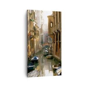 Schilderen op canvas - In een Venetiaans steegje - 45x80 cm
