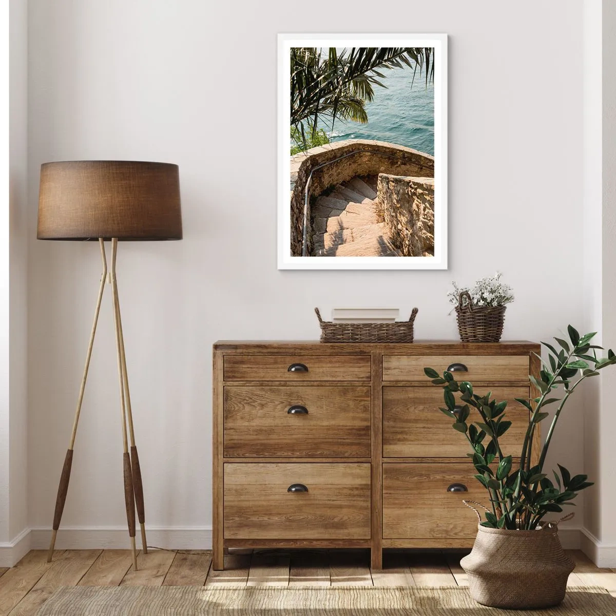 Poster in een witte lijst - Onder de zon van Italië - 50x70 cm