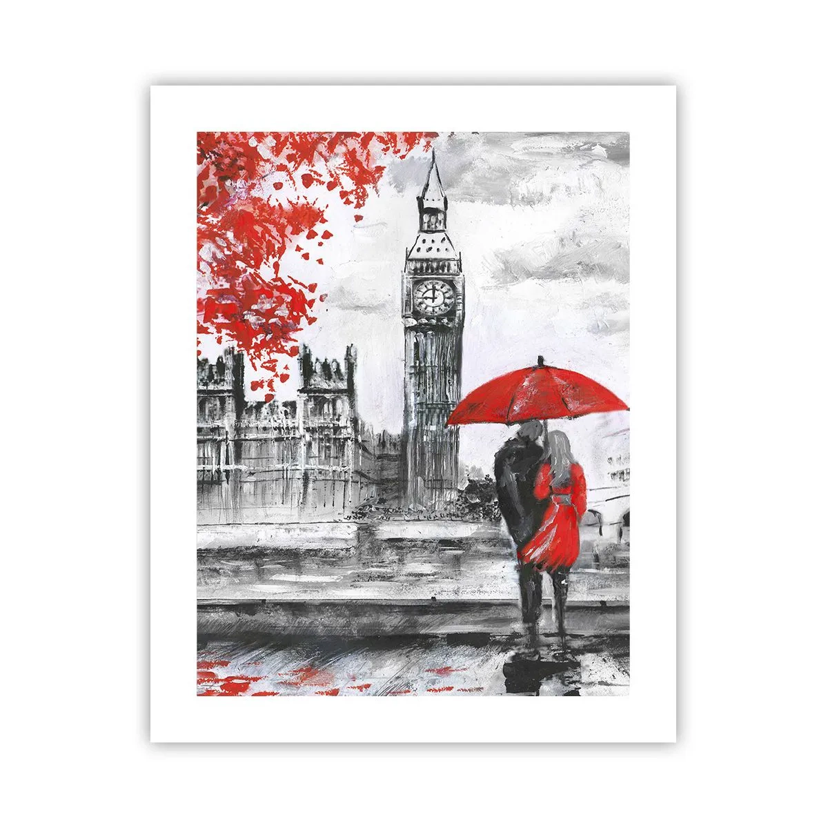 Poster - Verliefd op Londen - 40x50 cm