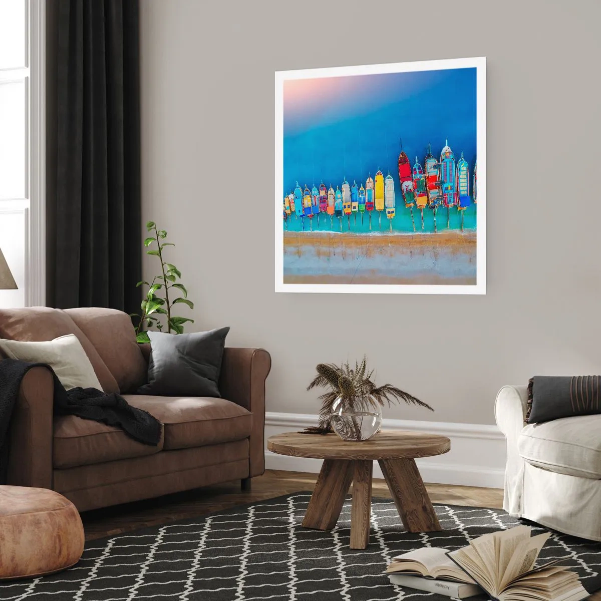 Poster - Vanuit vogelperspectief - 50x50 cm