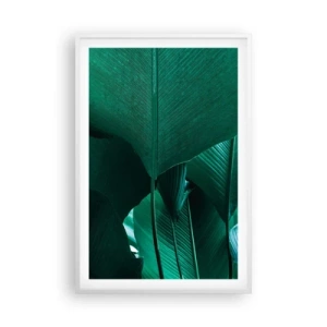 Poster in een witte lijst - Naar het licht gekeerd - 61x91 cm