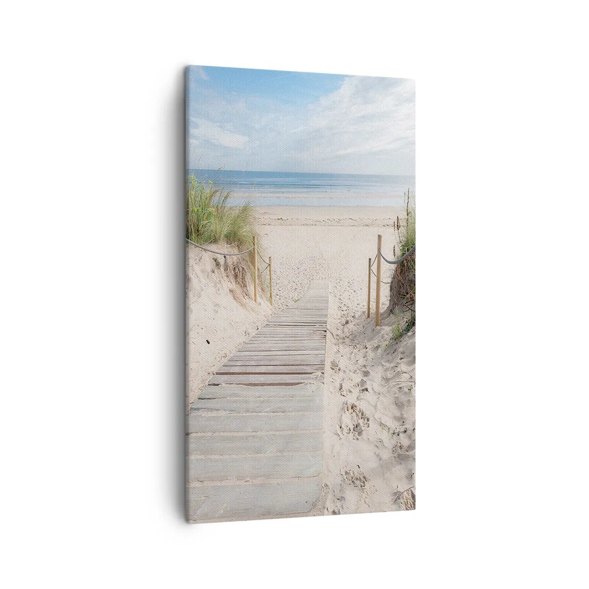Schilderen op canvas - naar de horizon - 45x80 cm