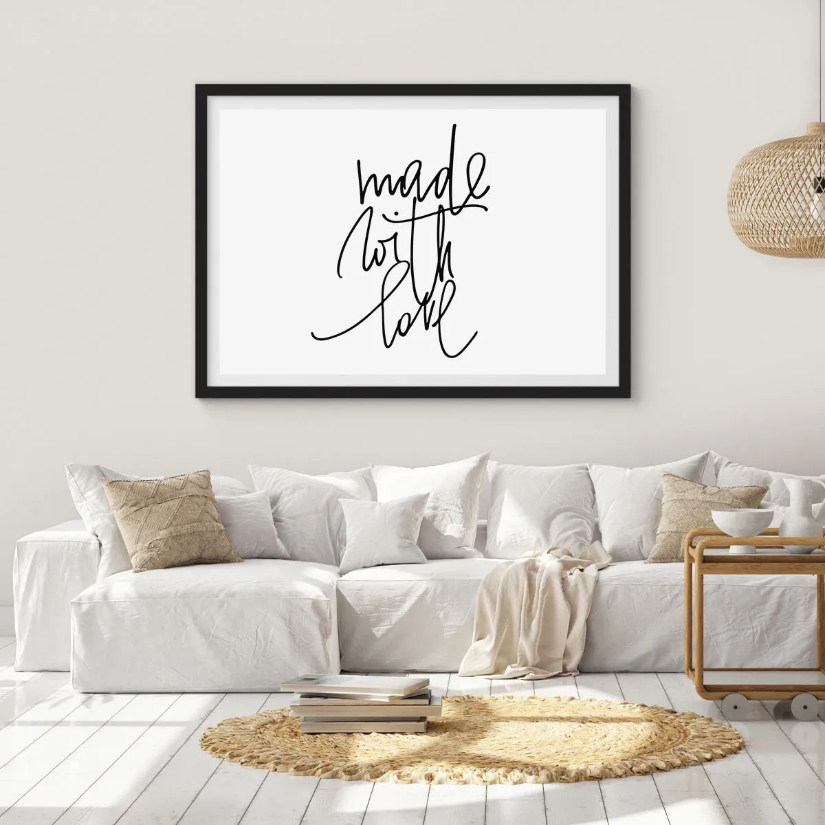 Poster in een zwarte lijst - Het beste merk - 100x70 cm