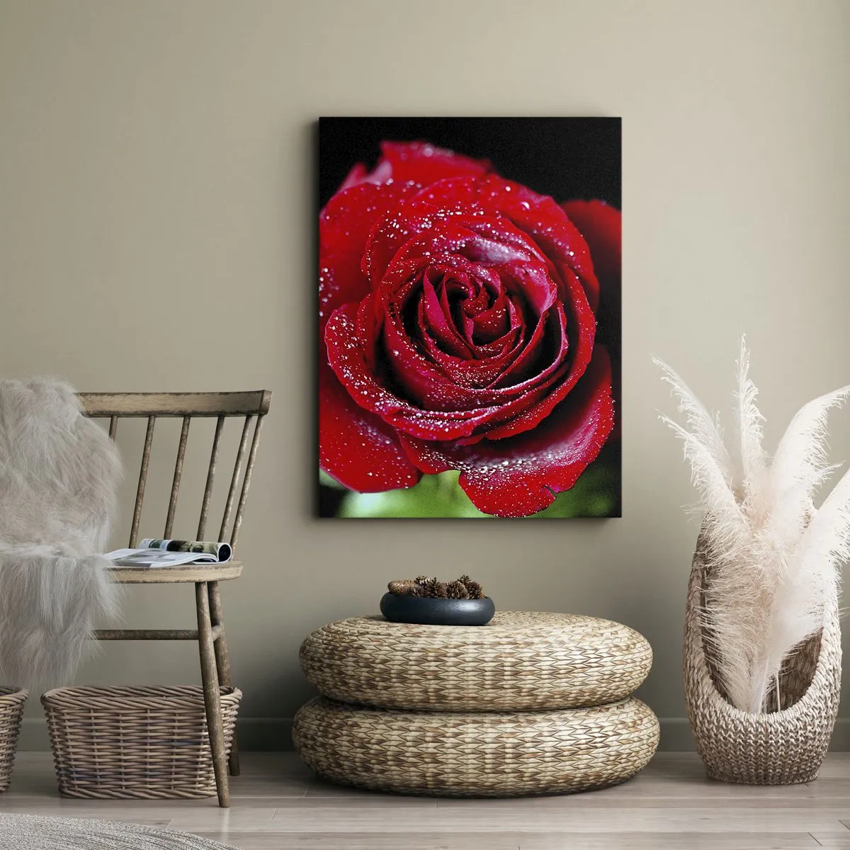 Schilderen op canvas - Dit is liefde - 45x80 cm