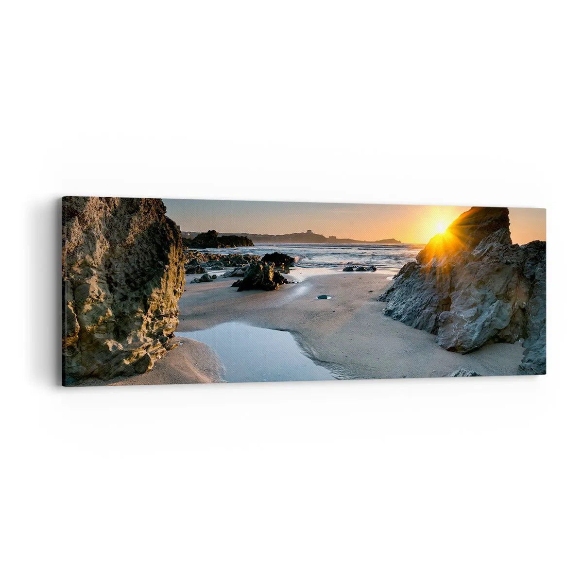 Schilderen op canvas - Onaangeroerd door een menselijke hand - 90x30 cm