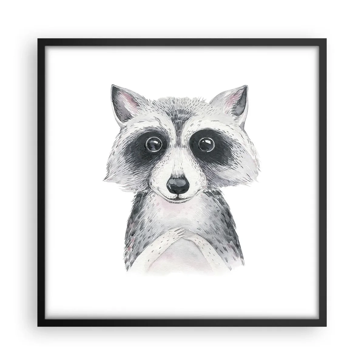 Poster in een zwarte lijst - Een moment om te verhuizen - 50x50 cm