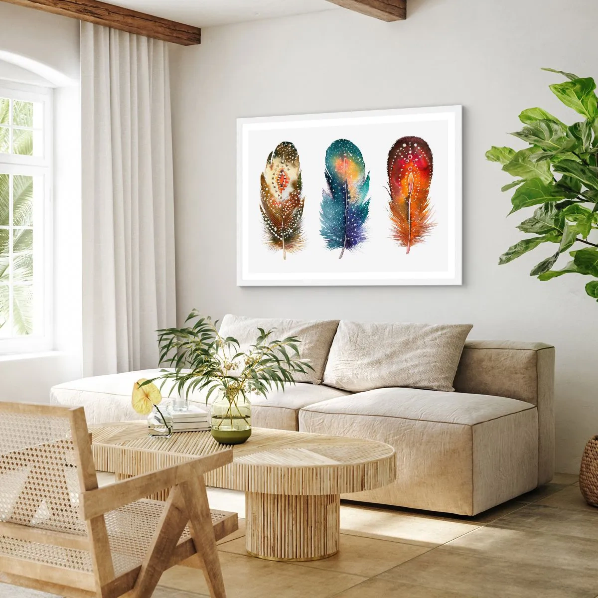 Poster in een witte lijst - Rituelen, ceremonies, geheimen - 100x70 cm