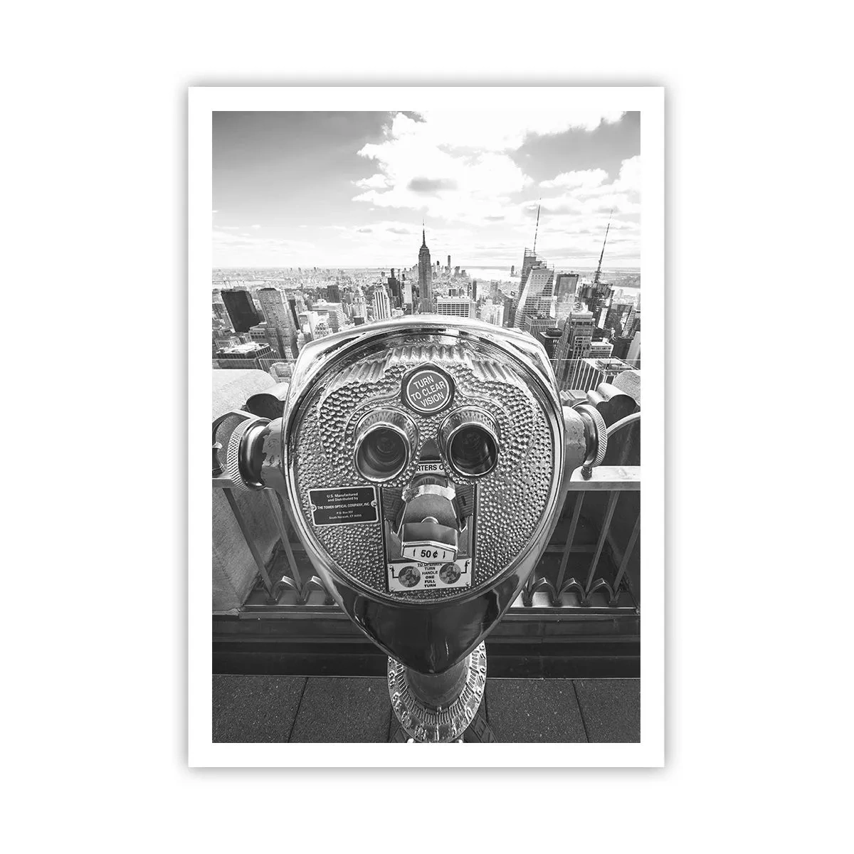 Poster - Stad boven de steden - 70x100 cm