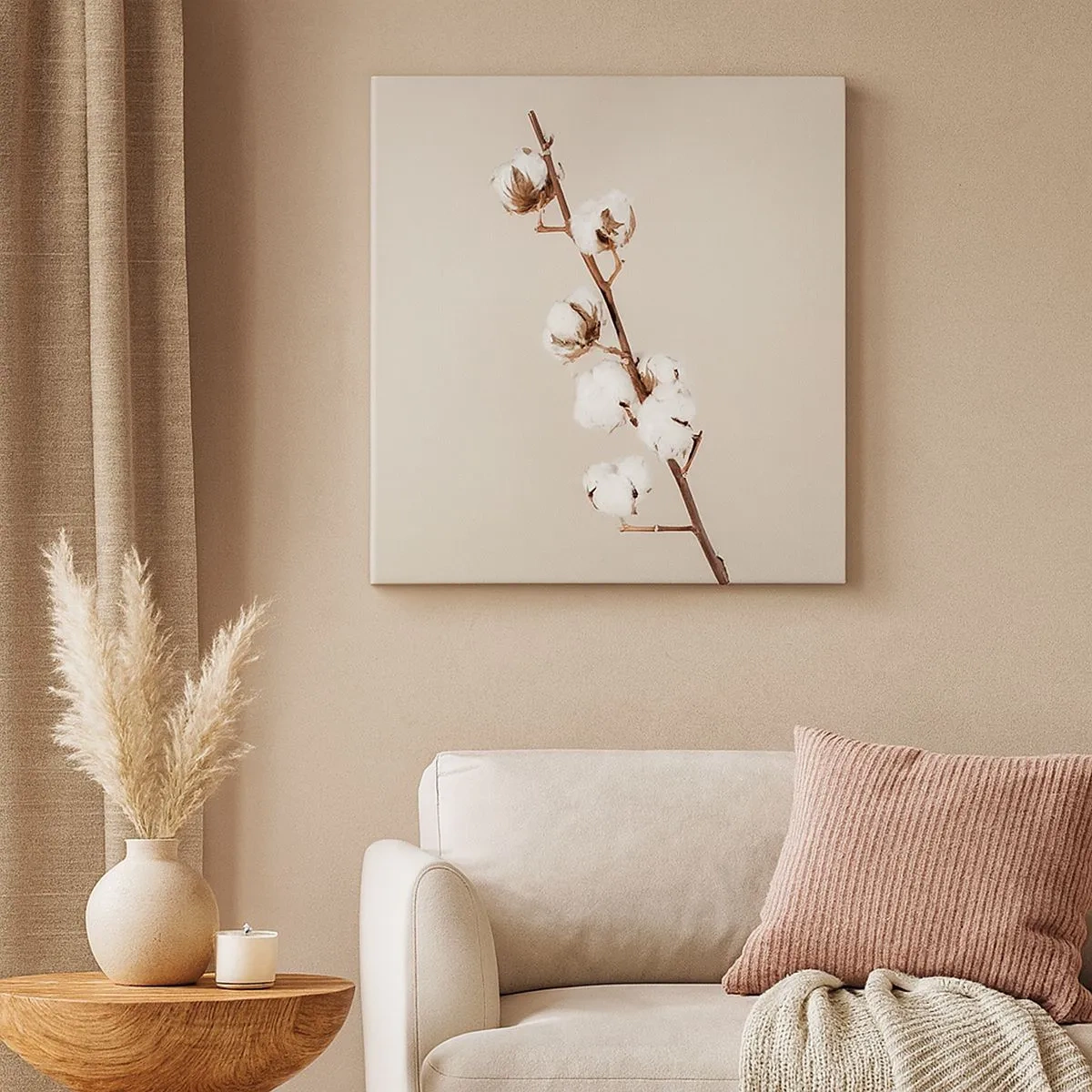 Schilderen op canvas - Aan de bron van zachtheid - 30x30 cm