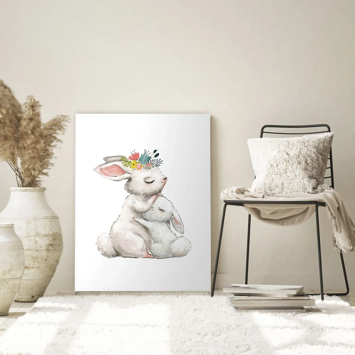Schilderen op glas - Het is het beste met mama - 80x120 cm