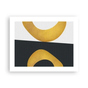 Poster - Ten eerste: goud - 50x40 cm