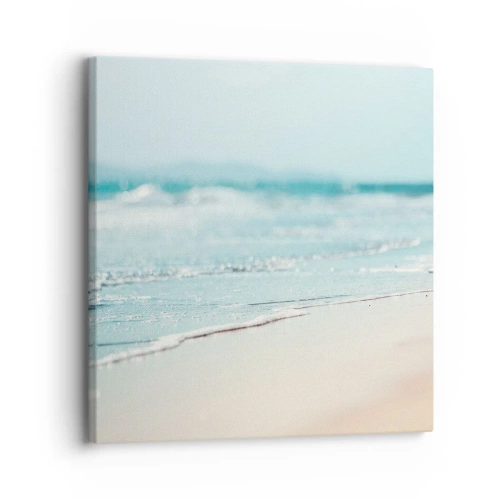 Schilderen op canvas - Warmte en geluid - 30x30 cm