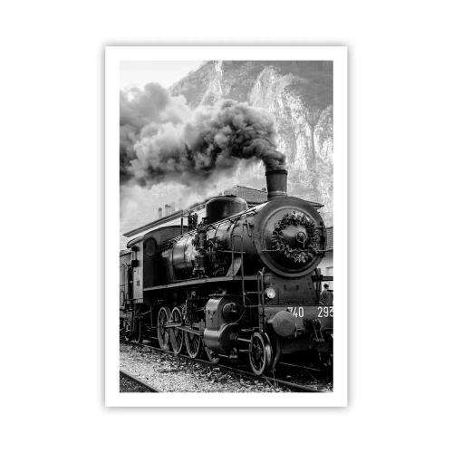 Poster - Staat op het station... - 61x91 cm