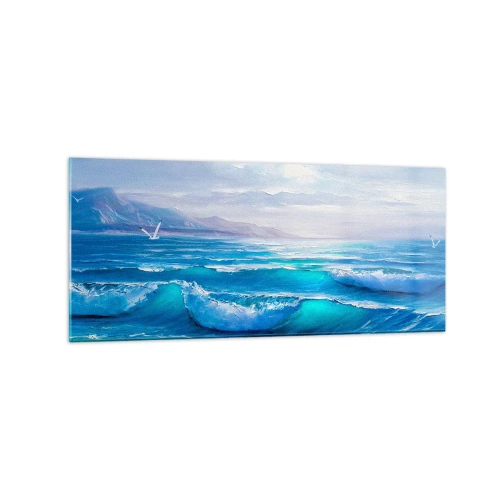 Schilderen op glas - Het brengt verlichting - 120x50 cm