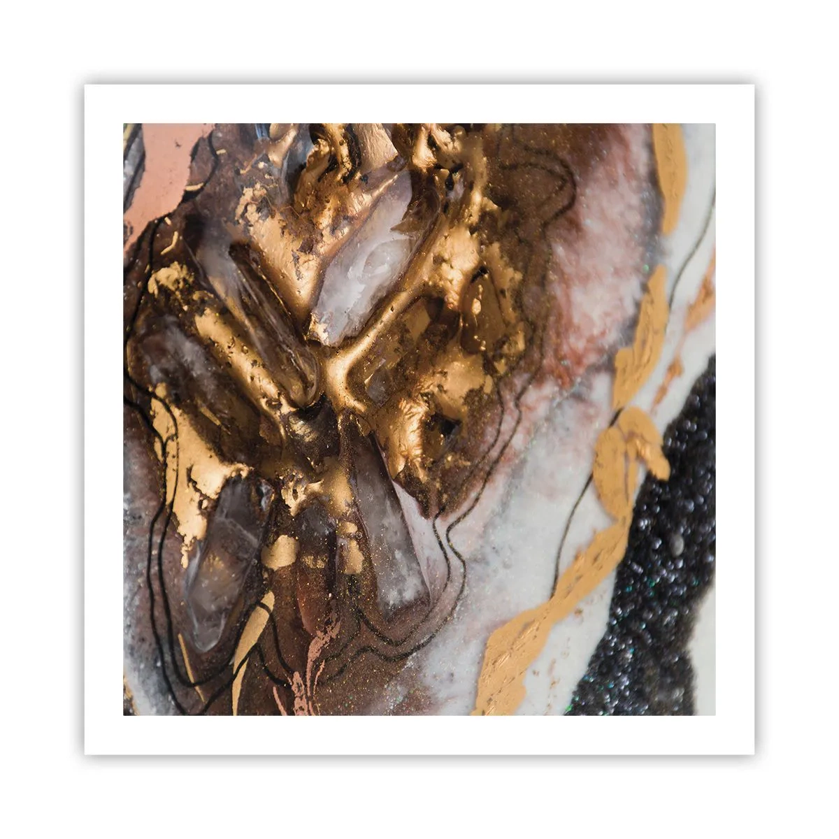 Poster - Het element aarde - 60x60 cm