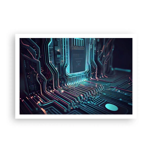 Poster - Ik ben aan het denken… - 100x70 cm