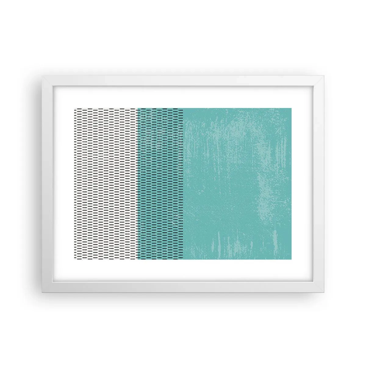 Poster in een witte lijst - Een uitgebalanceerde compositie - 40x30 cm