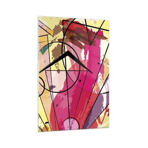 Schilderen op glas - Explosie - 70x100 cm