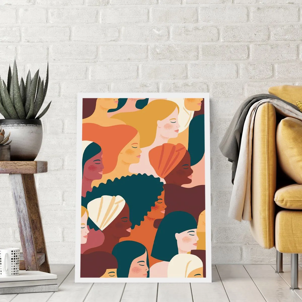Poster - Alleen vrouwelijkheid - 30x40 cm