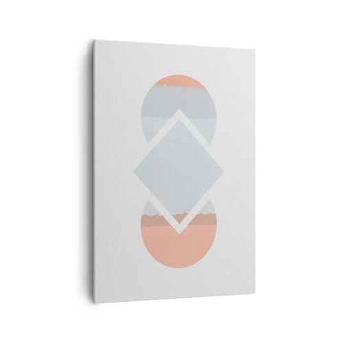 Schilderen op canvas - De situatie is duidelijk - 70x100 cm