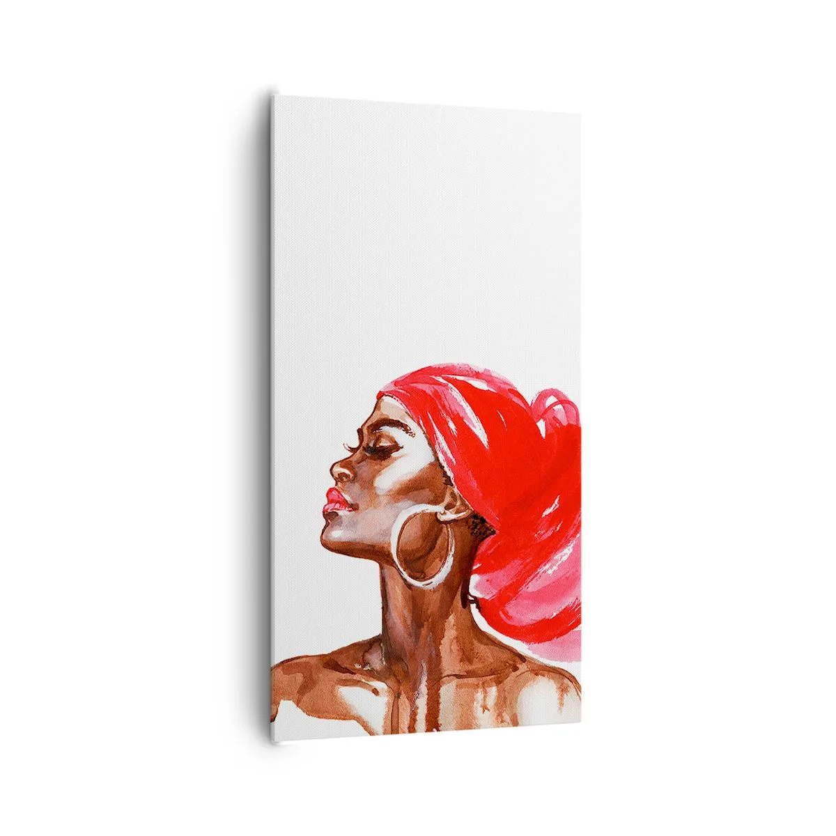 Schilderen op canvas - Er is een wind die de neusgaten van een man opent - 65x120 cm